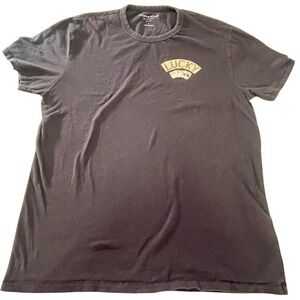 Lucky Brand Aces Over Eights Black graphic tee  Men's Large